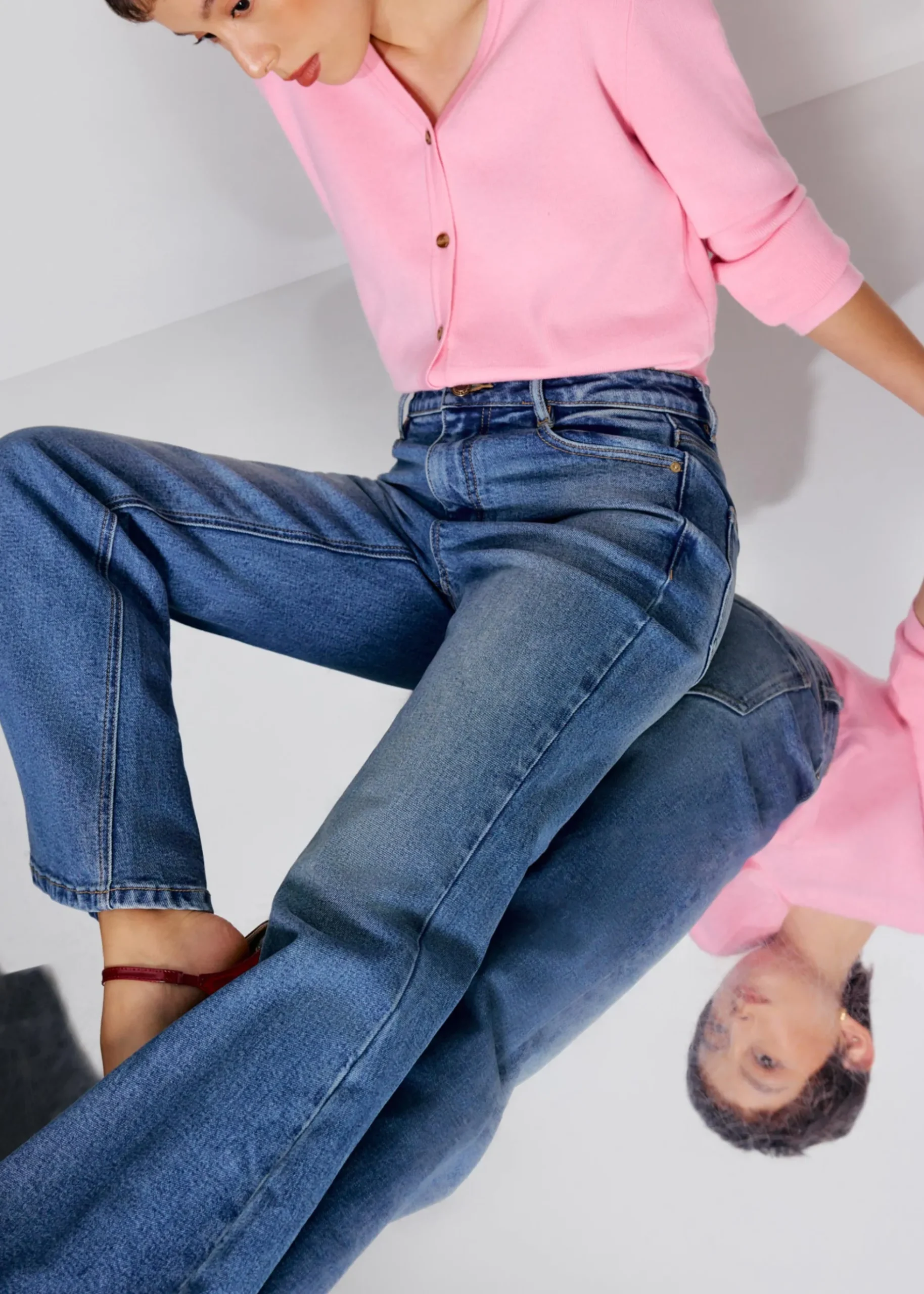PETITE Leggy™ Addison Comfort Stretch Kick Flare Jeans