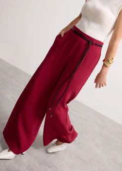 PETITE Leggy™ Jules Tailored Crepe Palazzo Pants