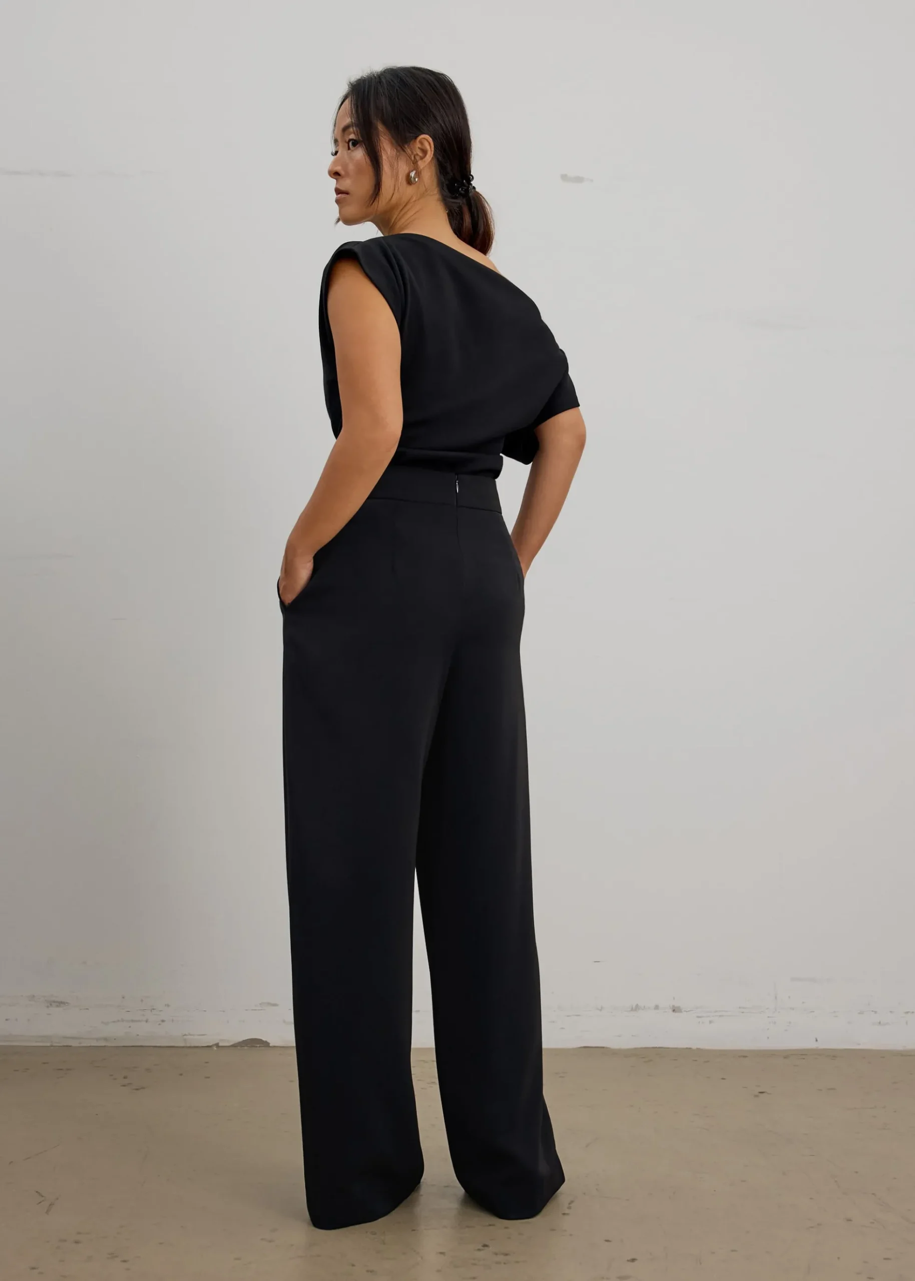 PETITE Leggy™ Moira Super High Waist Straight Leg Pants