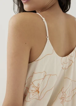 Philippa Embroidered Ruffle Maxi Dress in Rekindled Blooms