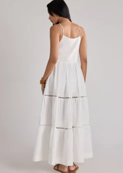 Pintuck Trapeze Dress