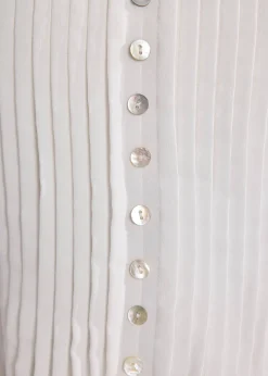 Pintuck Trapeze Dress