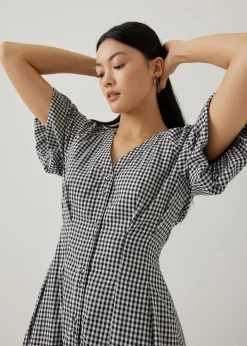 Pippa Gingham Button Down Dress