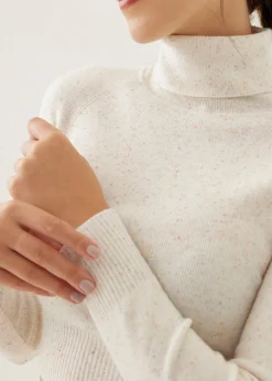 Porshe Knit Turtleneck Crop Top