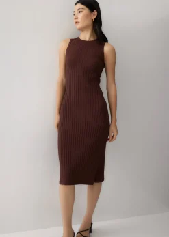 Prima Column Midi Knit Dress