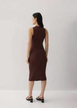Prima Column Midi Knit Dress