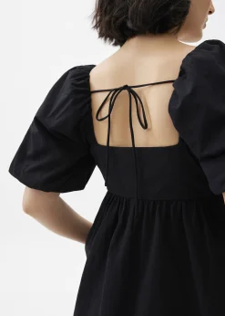 Puff Sleeve Babydoll Mini Dress