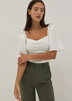 Rachelle Ruched Bustier Top