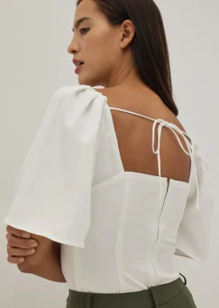 Rachelle Ruched Bustier Top