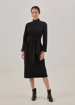 Rachelle Sash Column Midi Dress