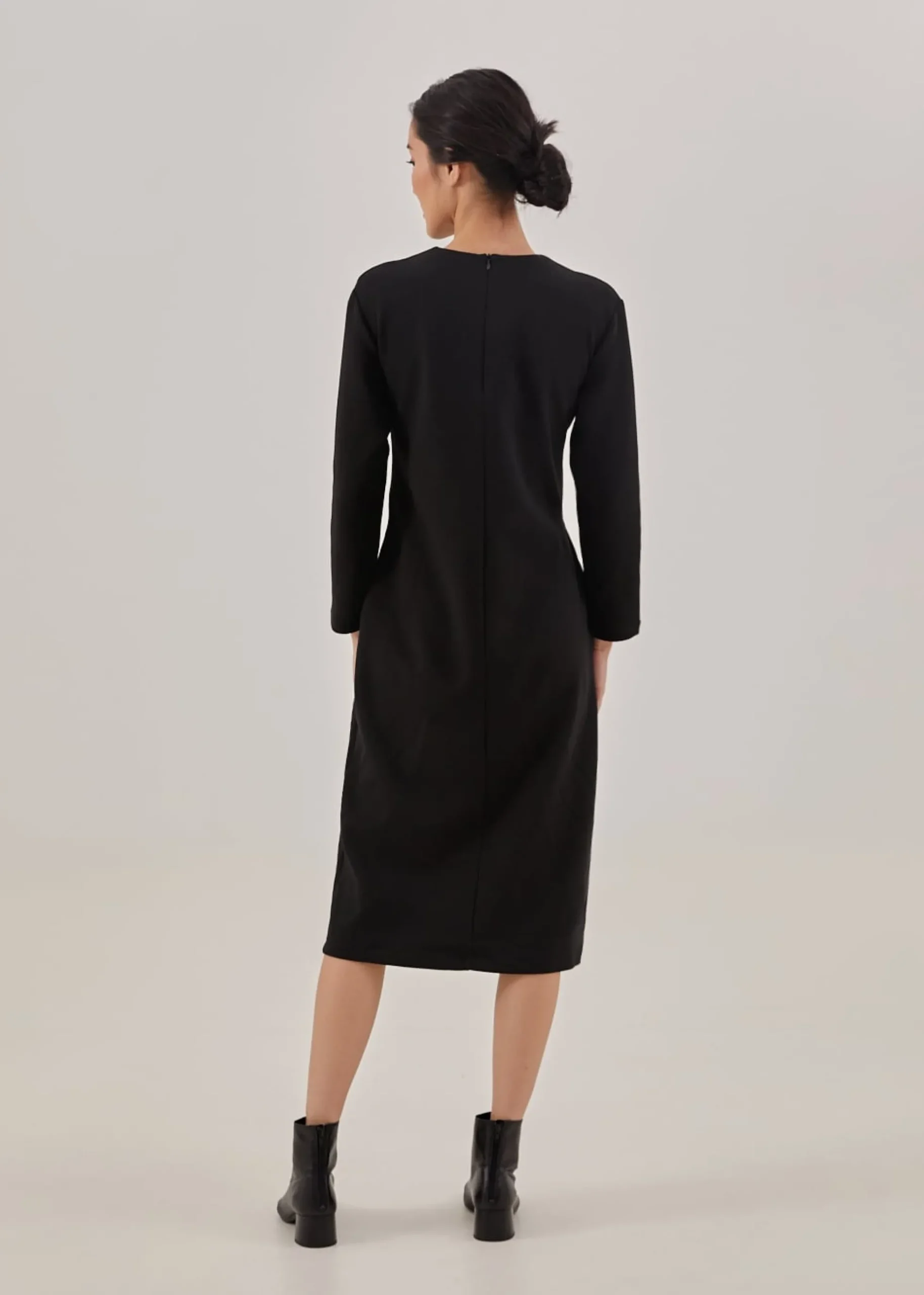 Rachelle Sash Column Midi Dress