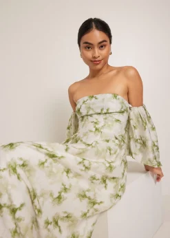 Rei Fit and Flare Midaxi Dress in Heirloom Botanicals