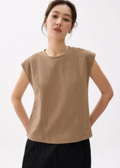 Relaxed Round Neck Boxy Tee