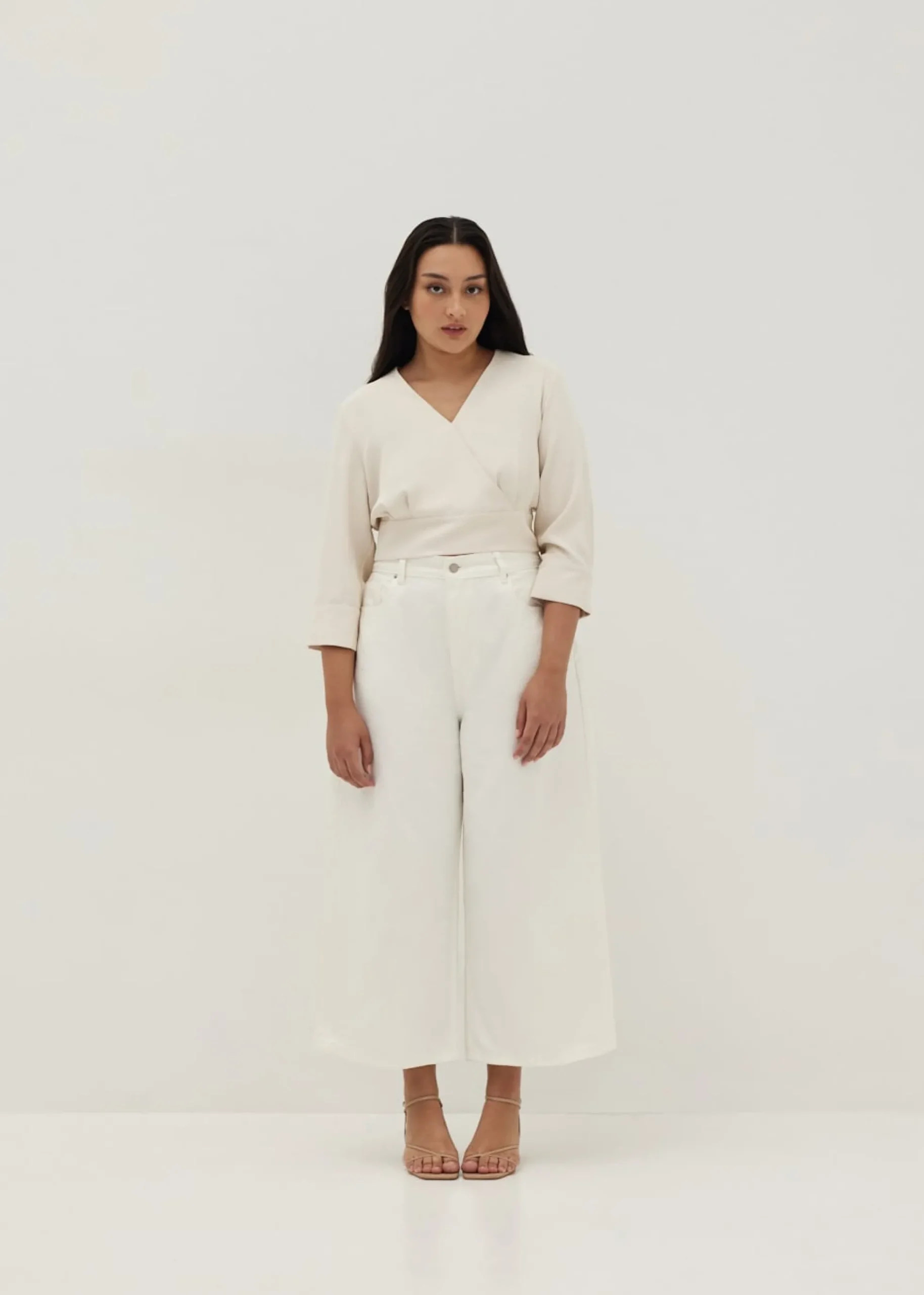 Remi Faux Wrap Blouse