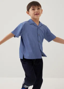Renz Chambray Oversized Collared Shirt