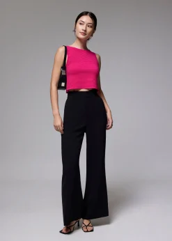 Reversible Boxy Crop Knit Top