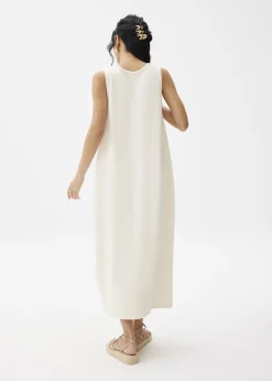 Reversible Neoprene Cocoon Midaxi Dress