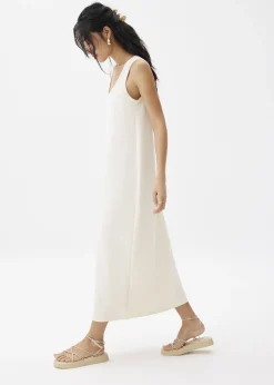 Reversible Neoprene Cocoon Midaxi Dress