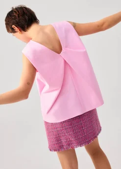 Reversible Relaxed Cotton Knot Shell Top