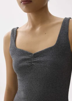 Ribbed Jersey Fitted Camisole Top