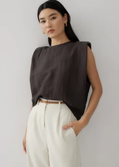 Rica Padded Linen Tank