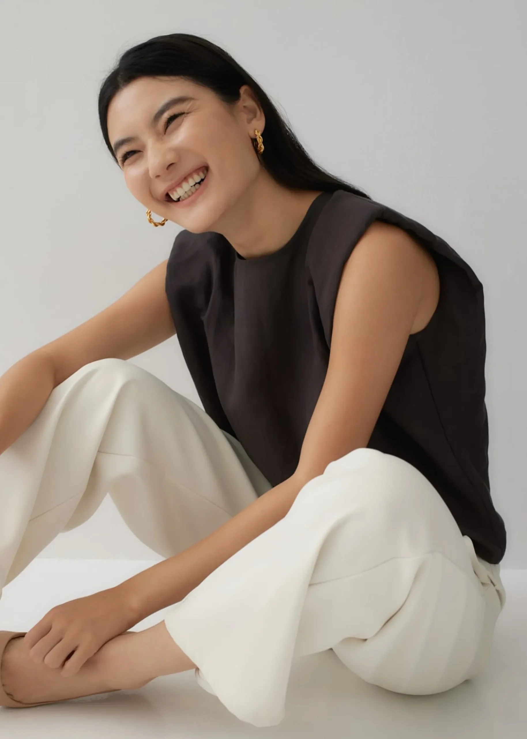 Rica Padded Linen Tank