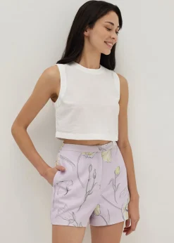 Rivka Loose Shell Crop Top