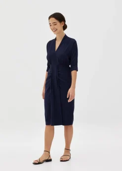 Riyana Ruched Kimono Dress