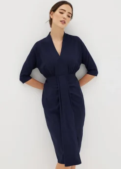 Riyana Ruched Kimono Dress