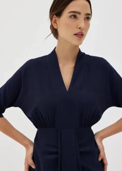 Riyana Ruched Kimono Dress