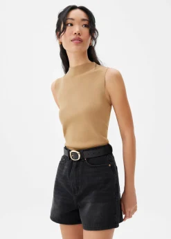 Robin High Neck Knit Top