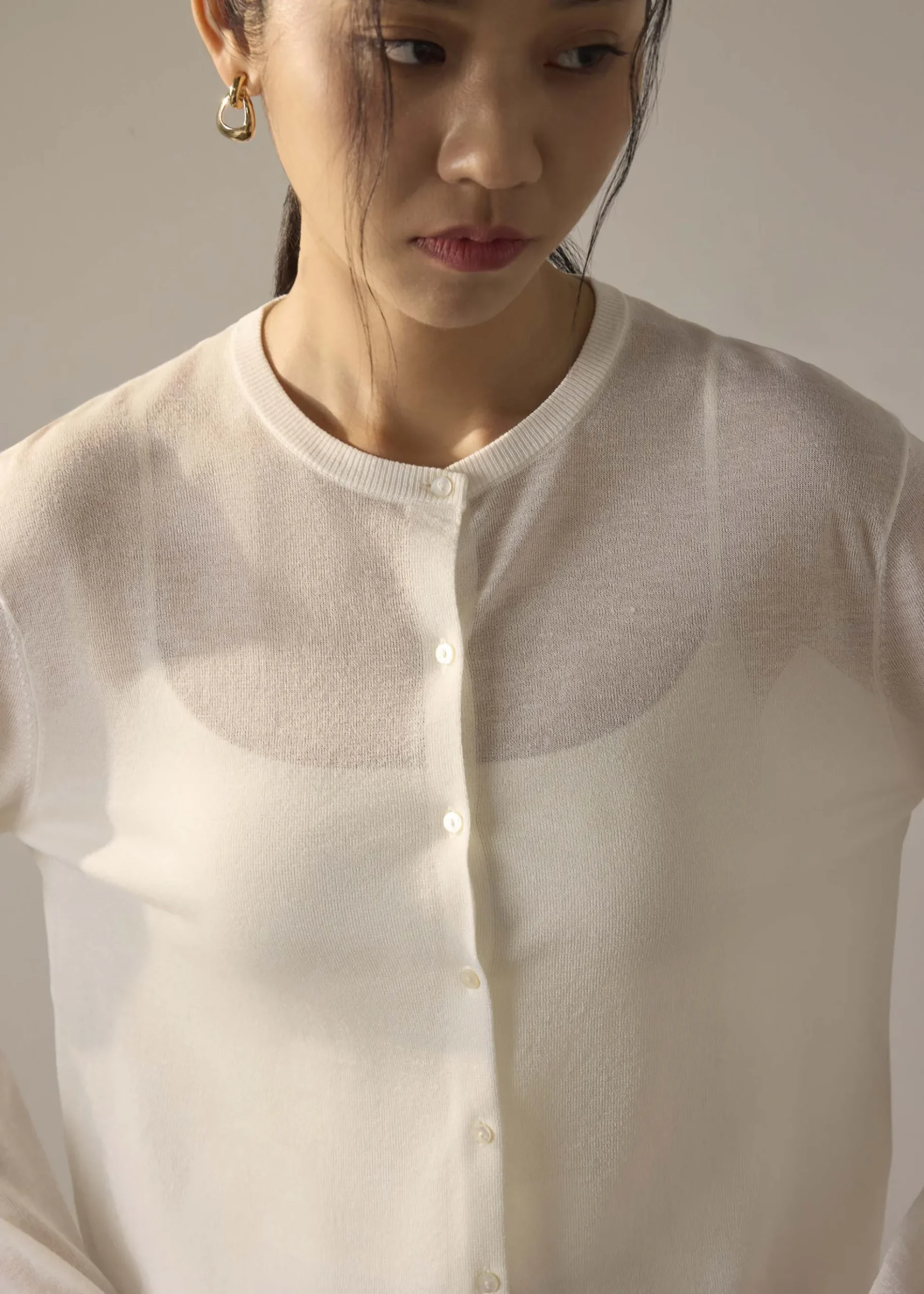 Rocio Sheer Knit Cardigan