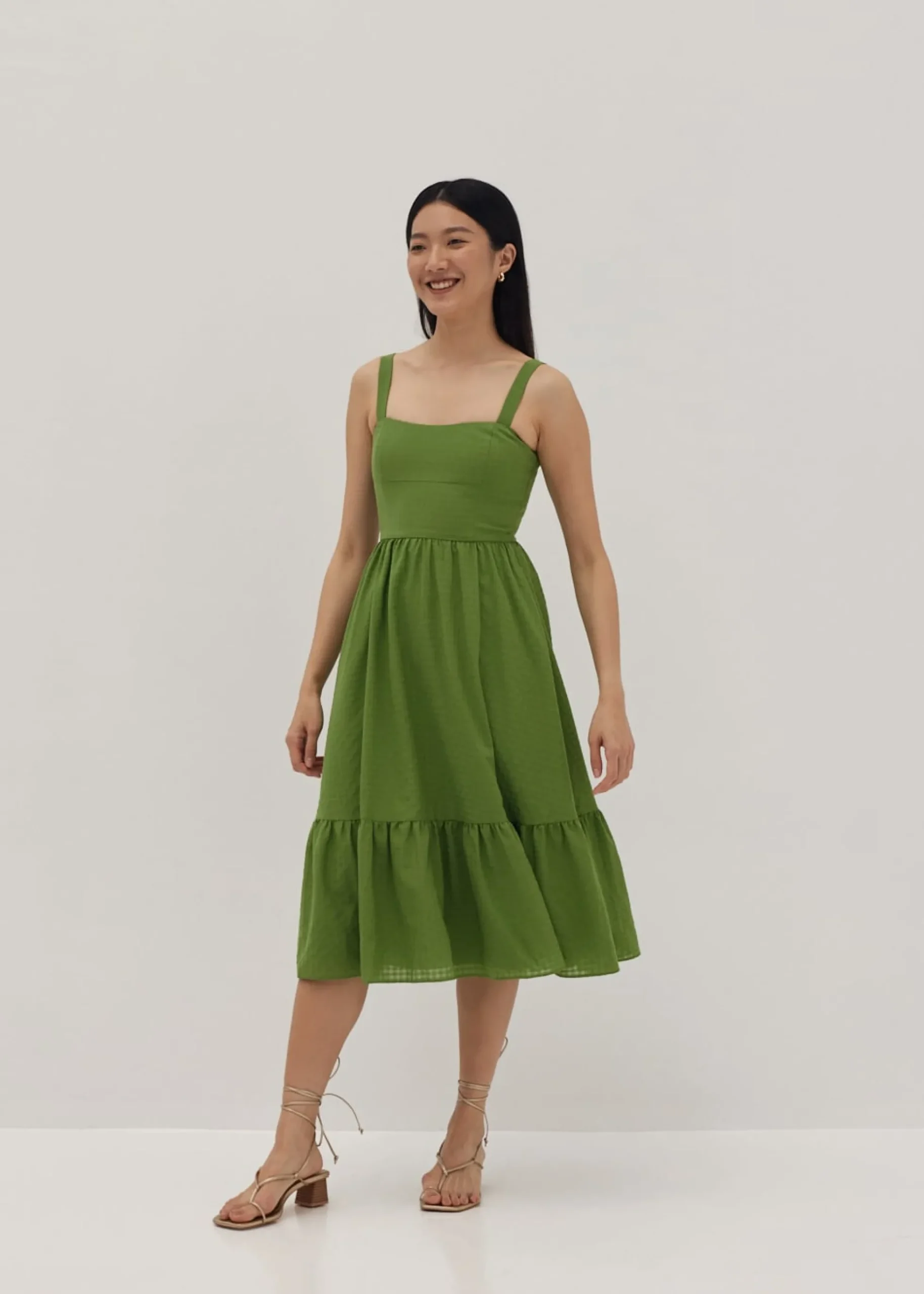 Ronni Bustier Fit & Flare Midi Dress