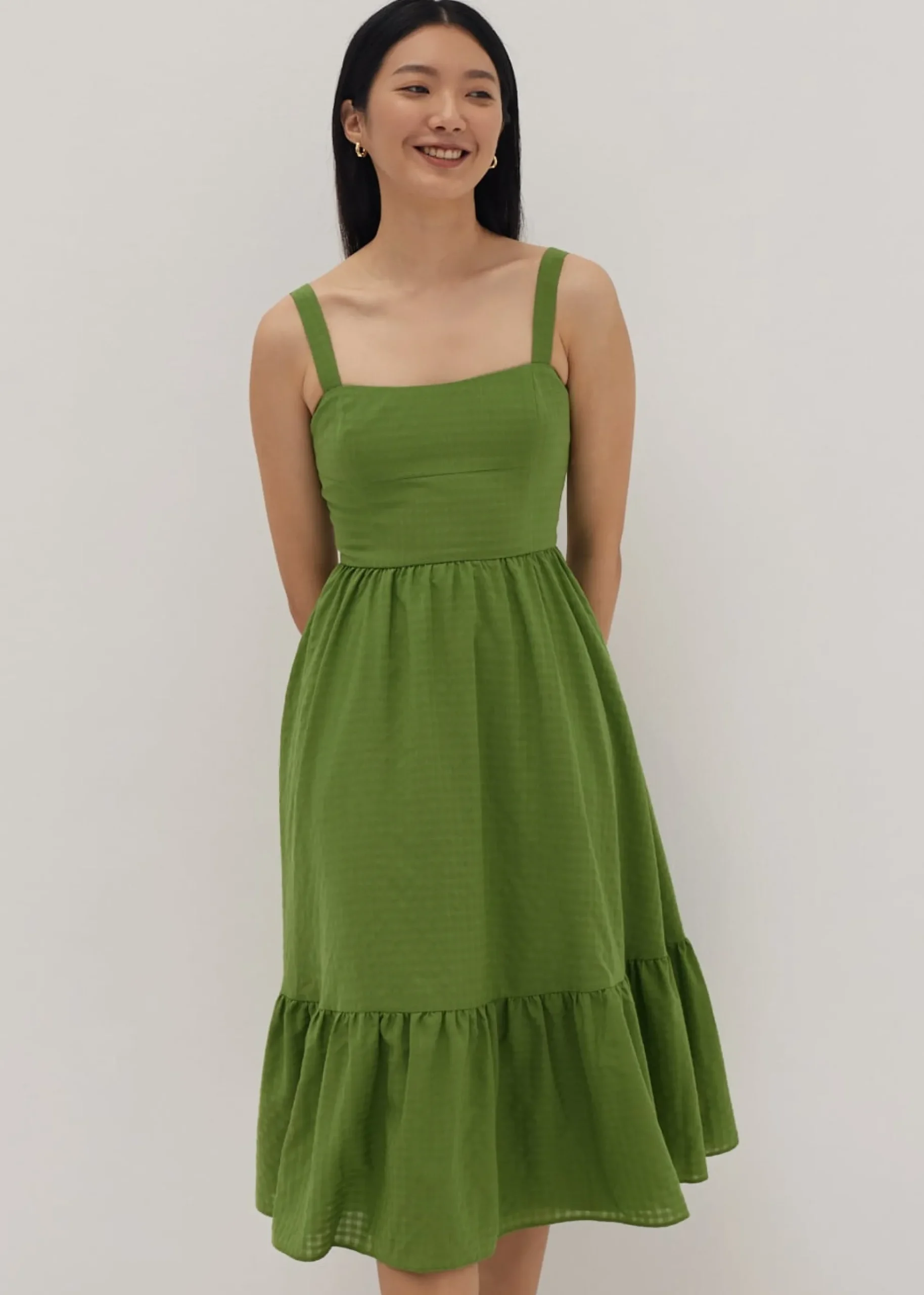 Ronni Bustier Fit & Flare Midi Dress