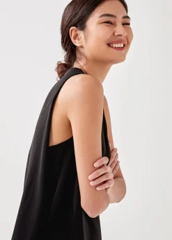 Round Neck Drape Tank Top