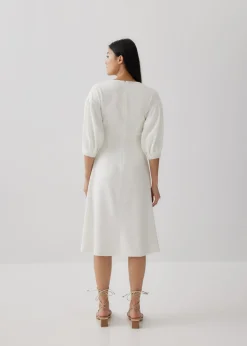 Roween Padded Puff Sleeve Dress