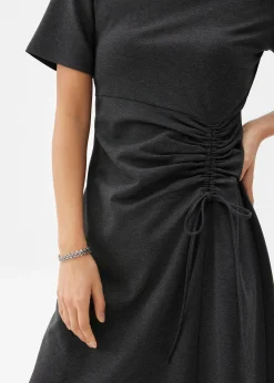 Ruched Shift Midi Dress