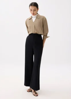 RuchedReady® Ily Notch Collar Blouse