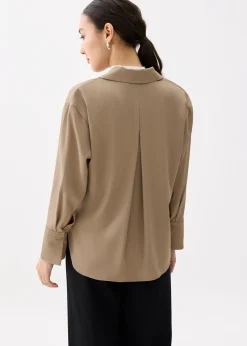 RuchedReady® Ily Notch Collar Blouse