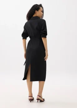 RuchedReady® Xiu Wrap Midi Dress