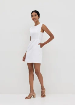 Safia Textured A-line Dress