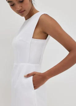 Safia Textured A-line Dress