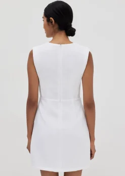 Safia Textured A-line Dress