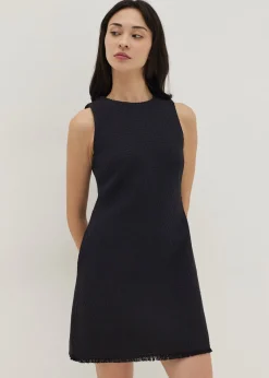 Sallie Tweed Shift Mini Dress