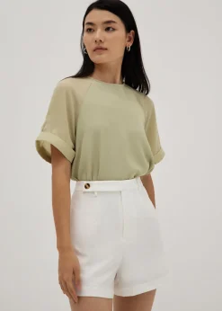 Sanya Raglan Sleeve Shell Top