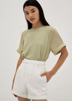 Sanya Raglan Sleeve Shell Top