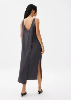 Scoop Neck Column Midaxi Dress