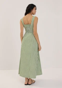 Scoop Neck Fit & Flare Midaxi Dress