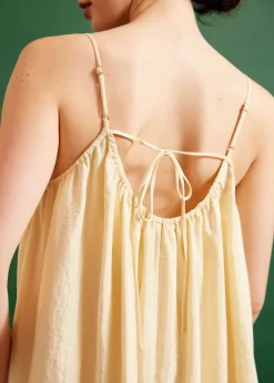 Scoop Neck Trapeze Midaxi Dress