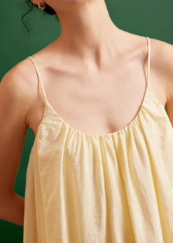 Scoop Neck Trapeze Midaxi Dress
